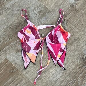 SHEIN Multicolor Patterned Top